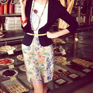 Anthropologie Gladiolus Floreat Pencil Skirt